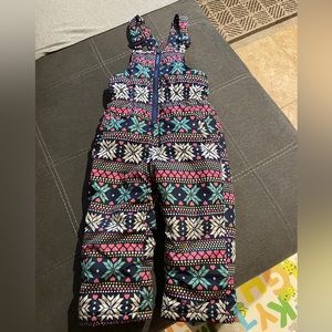 Pink Platinum 3T snow bib snow pants